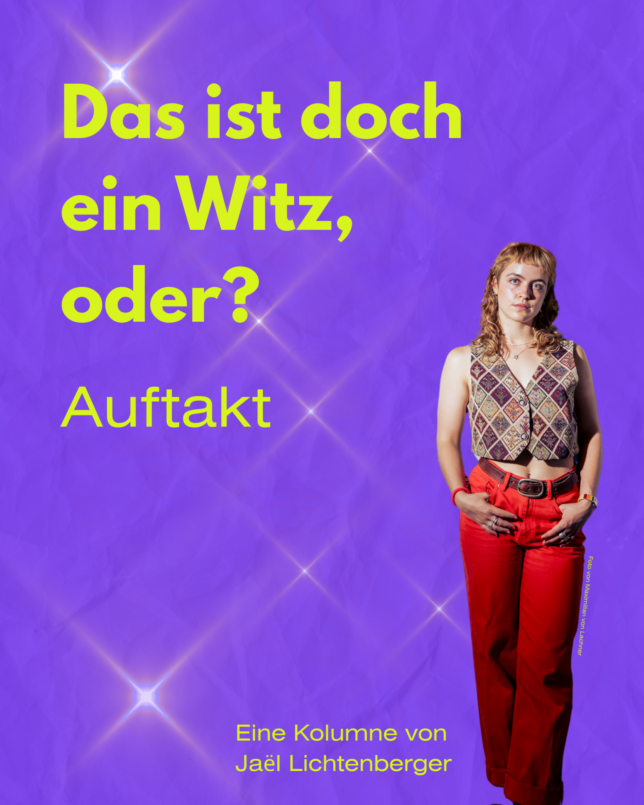 Das ist doch ein Witz, oder?