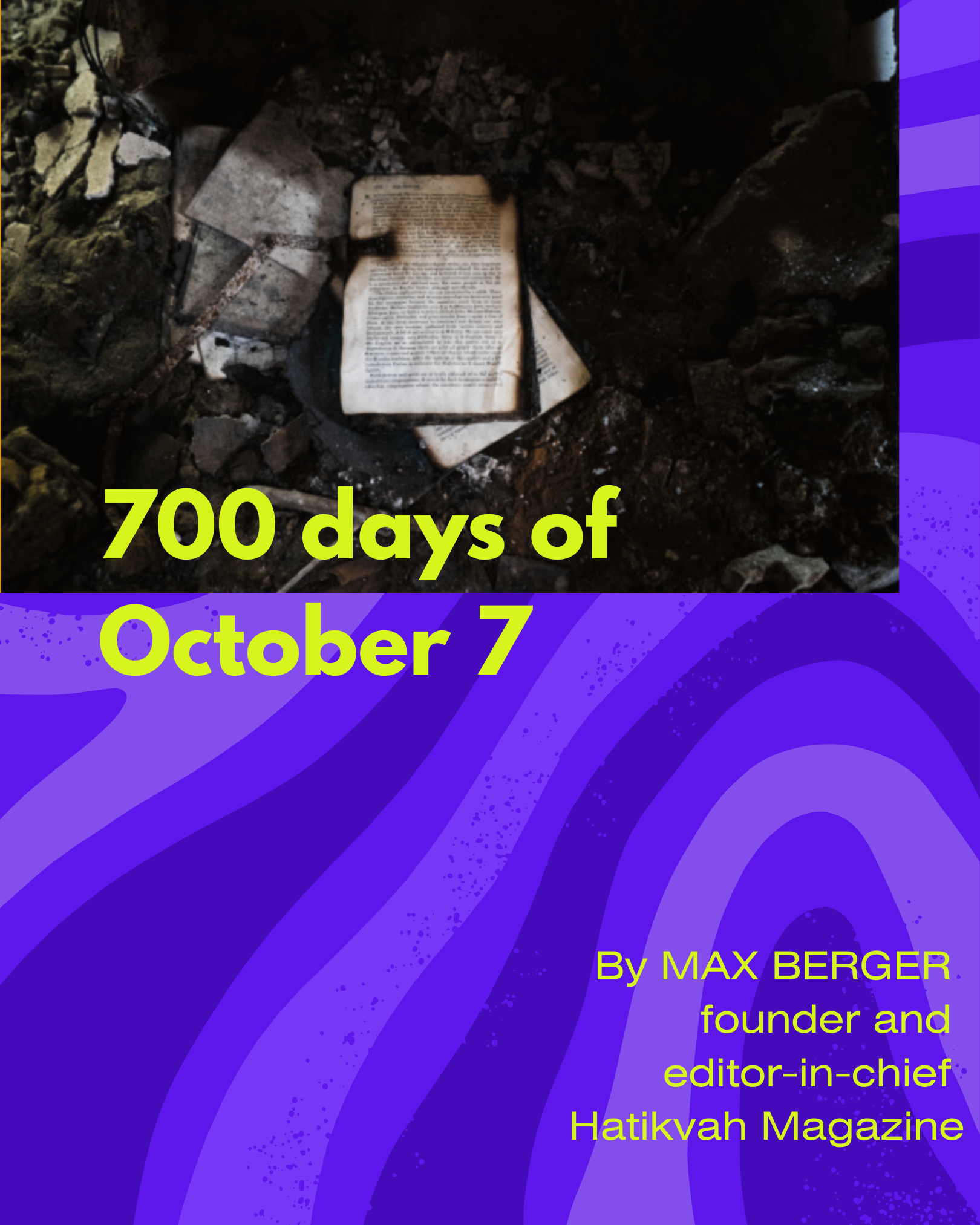 700 days of October 7 