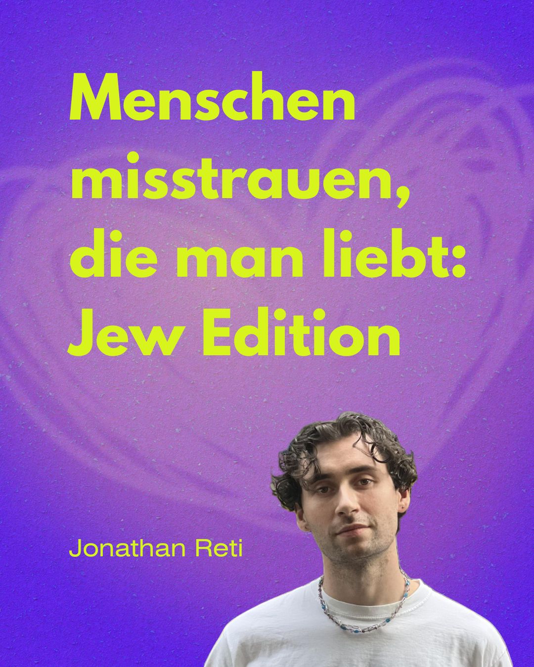 Menschen Misstrauen die man liebt: Jewish Edition