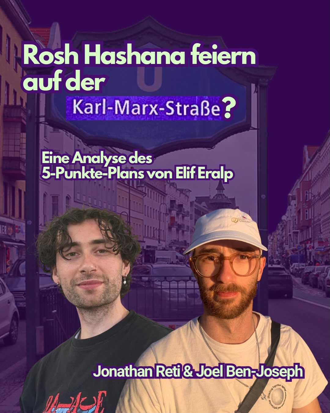 Rosh Hashana feiern auf der Karl-Marx-Straße?